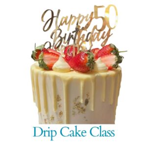 Our beautiful buttercream and ganache drip cake class.